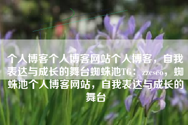 个人博客个人博客网站个人博客，自我表达与成长的舞台蜘蛛池TG：zzcseo，蜘蛛池个人博客网站，自我表达与成长的舞台