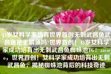43岁女科学家培育世界首例无刺武昌鱼武昌鱼是无鳞鱼吗?世界首创！43岁女科学家成功培育出无刺武昌鱼蜘蛛池TG：zzcseo，世界首创！女科学家成功培育出无刺武昌鱼，揭秘蜘蛛池背后的科技奇迹