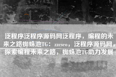 泛程序泛程序源码网泛程序，编程的未来之路蜘蛛池TG：zzcseo，泛程序源码网，探索编程未来之路，蜘蛛池TG助力发展