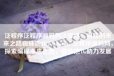 泛程序泛程序源码网泛程序，编程的未来之路蜘蛛池TG：zzcseo，泛程序源码网，探索编程未来之路，蜘蛛池TG助力发展