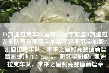 F1凯迪拉克车队宣布周冠宇加盟f1凯迪拉克车队宣布周冠宇加盟了吗周冠宇加盟F1凯迪拉克车队，未来之星照亮赛道新篇章蜘蛛池TG：zzcseo，周冠宇加盟F1凯迪拉克车队，未来之星照亮赛道新篇章