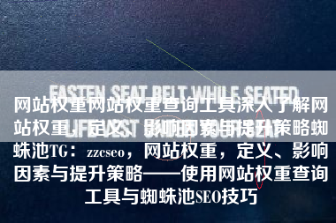 网站权重网站权重查询工具深入了解网站权重，定义、影响因素与提升策略蜘蛛池TG：zzcseo，网站权重，定义、影响因素与提升策略——使用网站权重查询工具与蜘蛛池SEO技巧