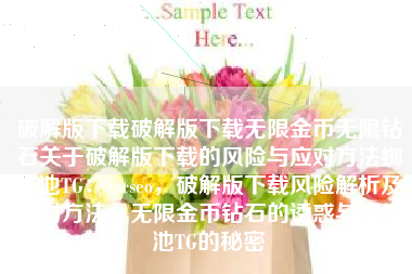 破解版下载破解版下载无限金币无限钻石关于破解版下载的风险与应对方法蜘蛛池TG：zzcseo，破解版下载风险解析及应对方法，无限金币钻石的诱惑与蜘蛛池TG的秘密