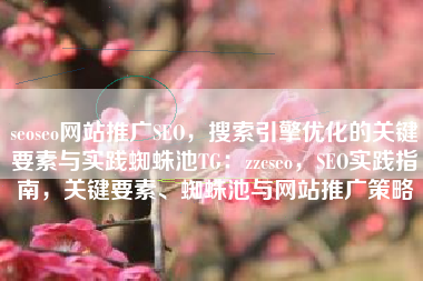 seoseo网站推广SEO,搜索引擎优化的关键要素与实践蜘蛛池TG:zzcseo,SEO实践指南,关键要素、蜘蛛池与网站推广策略 seoseo网站推广SEO,搜索引擎优化的关键要素与实践蜘蛛池TG:zzcseo,SEO实践指南,关键要素、蜘蛛池与网站推广策略