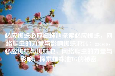 必应蜘蛛必应蜘蛛池探索必应蜘蛛，网络爬虫的力量与影响蜘蛛池TG：zzcseo，必应蜘蛛与蜘蛛池，网络爬虫的力量与影响，探索蜘蛛池TG的秘密