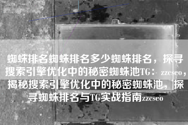 蜘蛛排名蜘蛛排名多少蜘蛛排名,探寻搜索引擎优化中的秘密蜘蛛池TG:zzcseo,揭秘搜索引擎优化中的秘密蜘蛛池,探寻蜘蛛排名与TG实战指南zzcseo 蜘蛛排名蜘蛛排名多少蜘蛛排名,探寻搜索引擎优化中的秘密蜘蛛池TG:zzcseo,揭秘搜索引擎优化中的秘密蜘蛛池,探寻蜘蛛排名与TG实战指南zzcseo