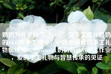 奶奶为孙子制作“AK47”交手工作业奶奶的AK47交手工作业，一份充满爱的手工礼物蜘蛛池TG：zzcseo，奶奶的AK47手工作业，爱的手工礼物与智慧传承的见证