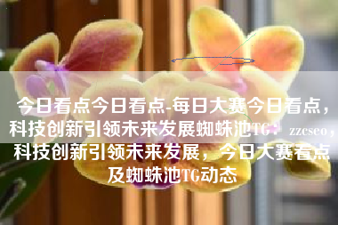 今日看点今日看点-每日大赛今日看点，科技创新引领未来发展蜘蛛池TG：zzcseo，科技创新引领未来发展，今日大赛看点及蜘蛛池TG动态