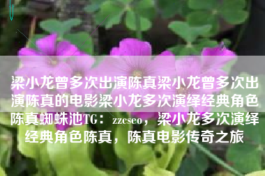 梁小龙曾多次出演陈真梁小龙曾多次出演陈真的电影梁小龙多次演绎经典角色陈真蜘蛛池TG：zzcseo，梁小龙多次演绎经典角色陈真，陈真电影传奇之旅