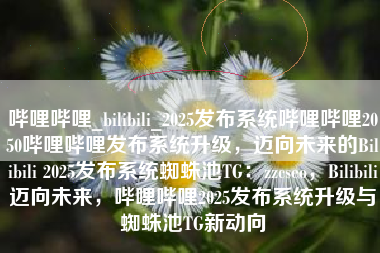 哔哩哔哩_bilibili_2025发布系统哔哩哔哩2050哔哩哔哩发布系统升级，迈向未来的Bilibili 2025发布系统蜘蛛池TG：zzcseo，Bilibili迈向未来，哔哩哔哩2025发布系统升级与蜘蛛池TG新动向